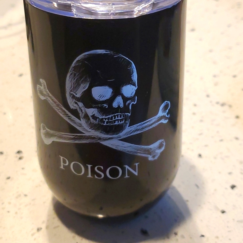 Cantini 16oz skull thermos
